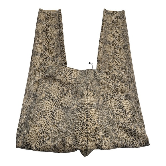 Zara NWOT Snakeskin Print High Waisted Leggings in Size XS - Picture 2 of 8